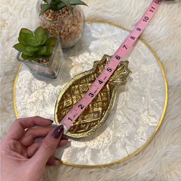 Gold Pineapple Catchall Dish - Picture 6 of 7
